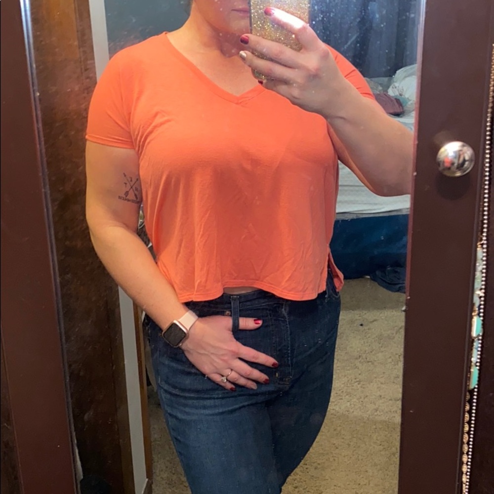 Pink Color Crop top